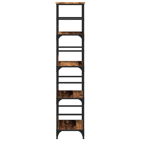Bücherregal Altholz-Optik, 153 cm hoch