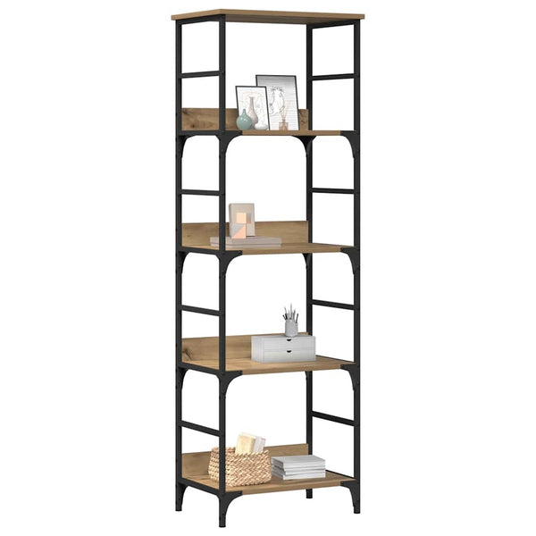 Bücherregal Artisan Eiche 50x33x153 cm