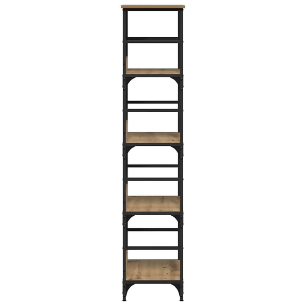 Bücherregal Artisan Eiche 50x33x153 cm