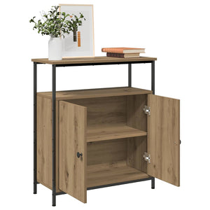 vidaXL Commode Chêne Artisan 70x30x80 cm Bois d'ingénierie
