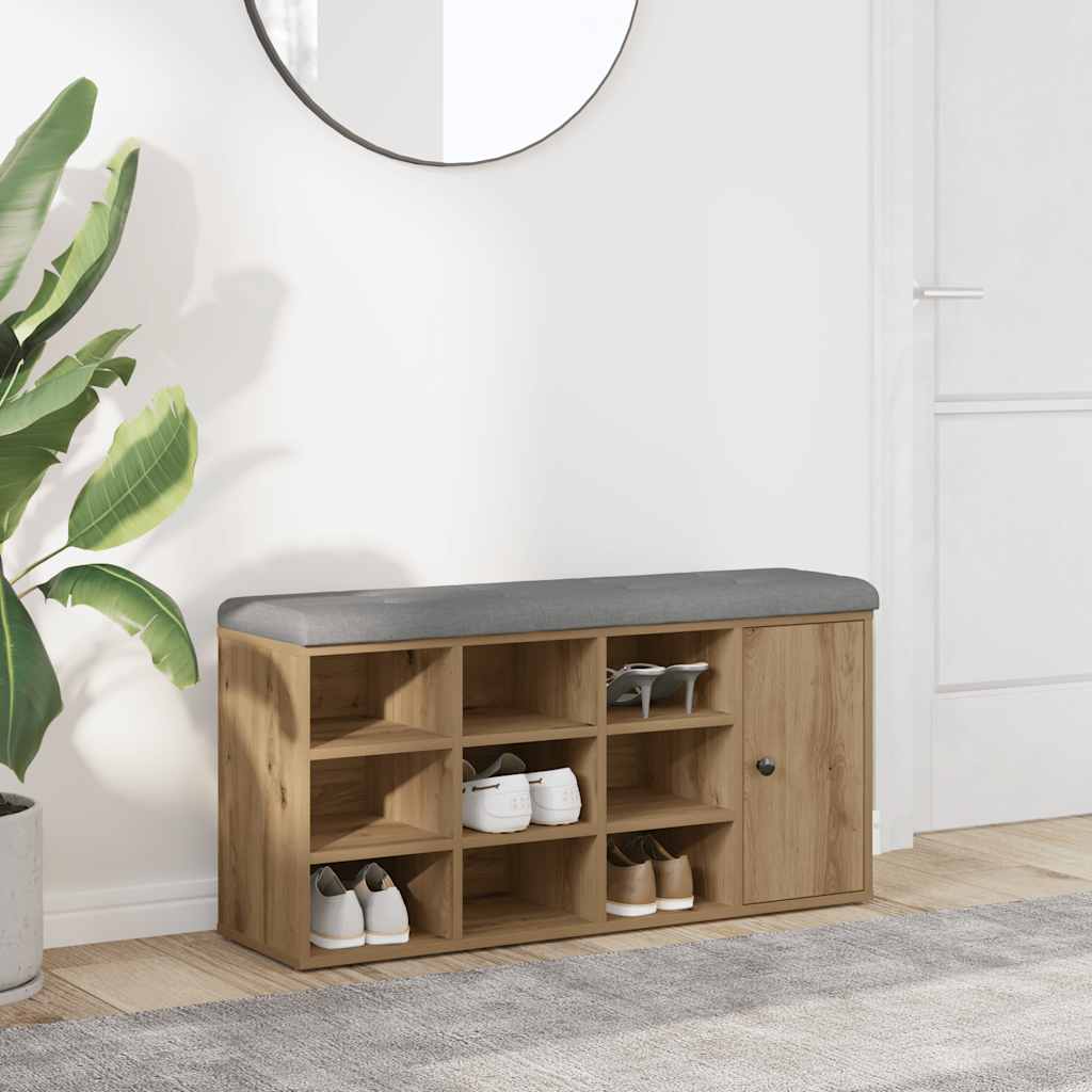 Schuhbank Artisan Eiche 102 cm