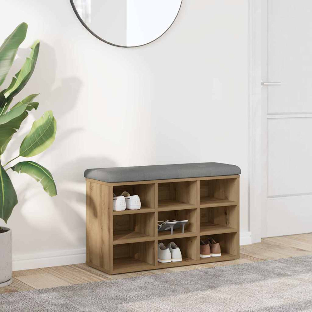 Schuhbank Artisan Eiche 82 cm
