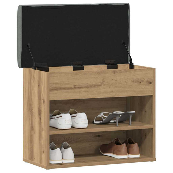 Schuhbank Artisan Eiche 62x32x50 cm
