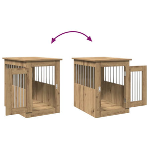 Hundekäfig Möbelstil Artisan-Eiche