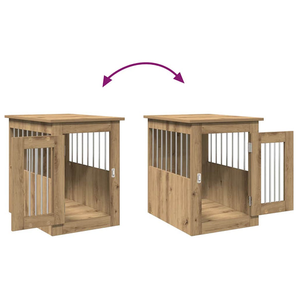 Hundekäfig Möbelstil Artisan-Eiche