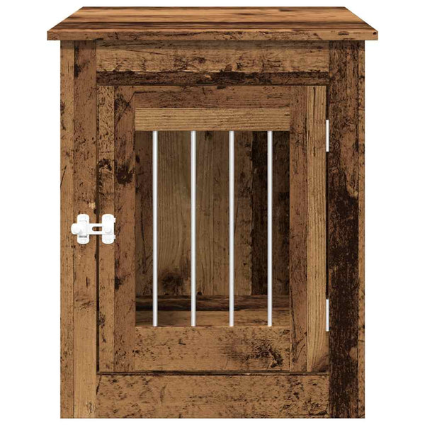 Hundekäfig Möbelstil Altholz-Optik 55x75x65cm