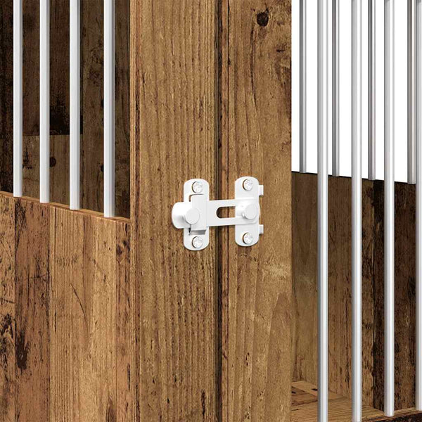 Hundekäfig Möbelstil Altholz-Optik 55x75x65cm