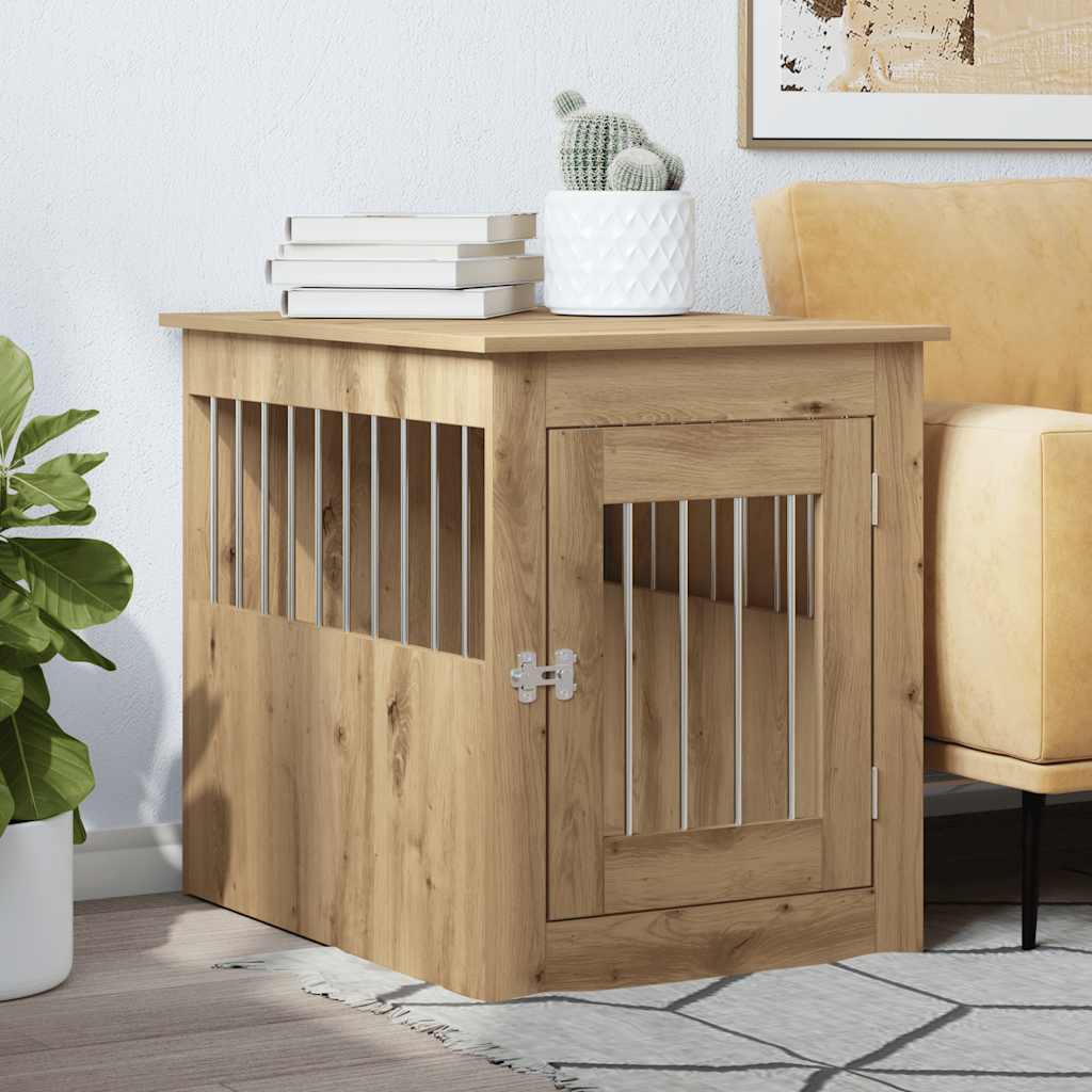 Hundekäfig Möbelstil Artisan-Eiche 55x75x65cm