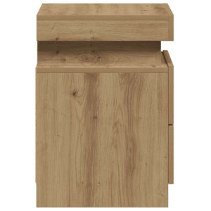 LED Nachttisch Artisan Eiche 35x39x55 cm