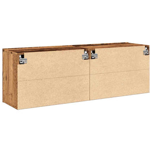 TV-Wandschränke 60x30x41 cm, 2er-Set Altholz