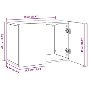 TV-Wandschrank Artisan Eiche 60 cm