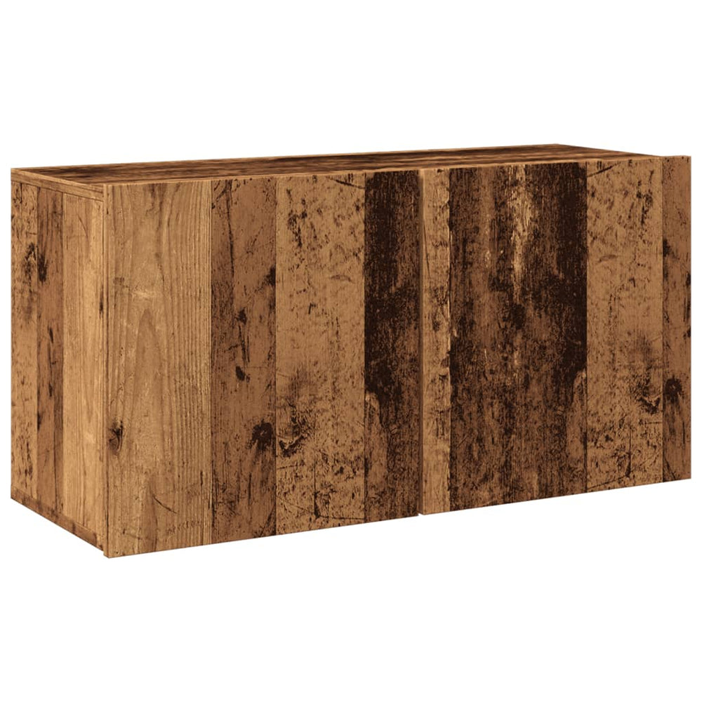TV-Wandschrank Altholz-Optik 80 cm