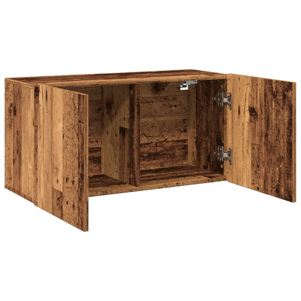 TV-Wandschrank Altholz-Optik 80 cm