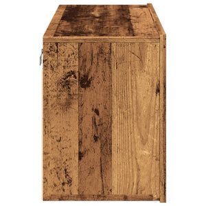 TV-Wandschrank Altholz-Optik 80 cm