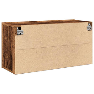 TV-Wandschrank Altholz-Optik 80 cm