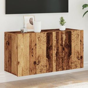 TV-Wandschrank Altholz-Optik 80 cm
