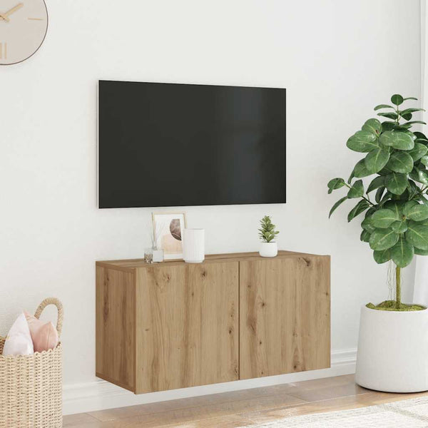 TV-Wandschrank Artisan Eiche 80 cm