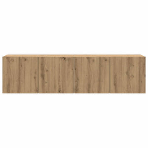 TV-Wandschränke 2er Set Artisan-Eiche 80 cm