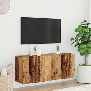TV-Wandschrank Altholz-Optik 100 cm