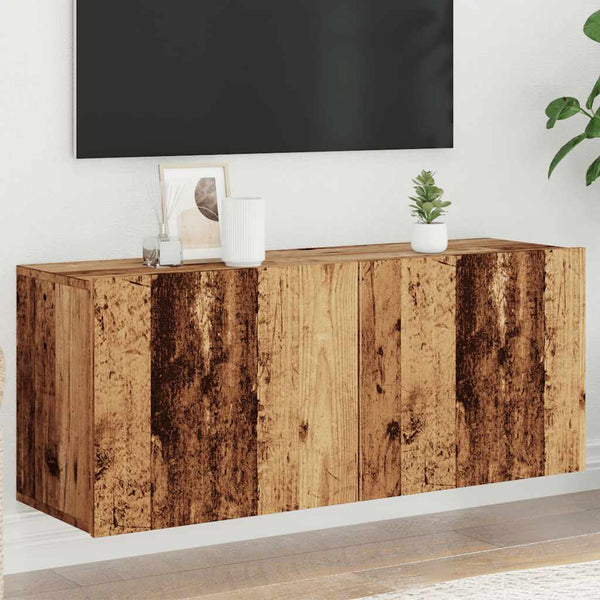 TV-Wandschrank Altholz-Optik 100 cm