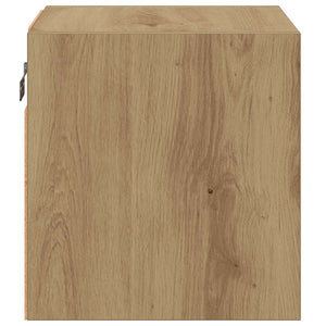 TV-Wandschrank mit LED Artisan-Eiche 30cm