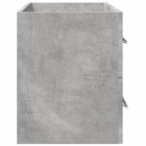 Waschbeckenunterschrank Beton Grau 80 cm