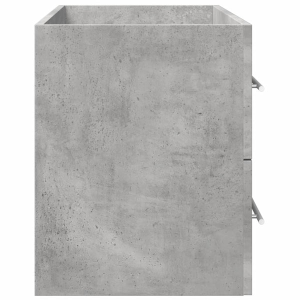 Waschbeckenunterschrank Beton Grau 80 cm