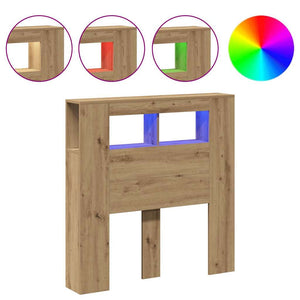 LED Kopfteil Artisan Eiche 100 cm