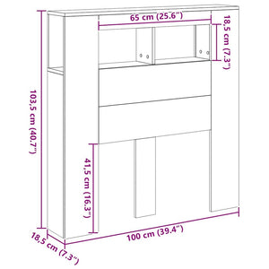 LED Kopfteil Artisan Eiche 100 cm