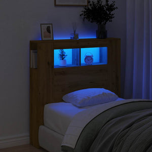 LED Kopfteil Artisan Eiche 100 cm