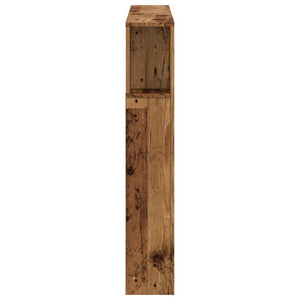LED Kopfteil Altholz-Optik 120cm