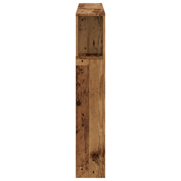 LED Kopfteil Altholz-Optik 120cm