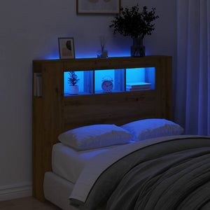 LED Kopfteil Artisan Eiche 120cm