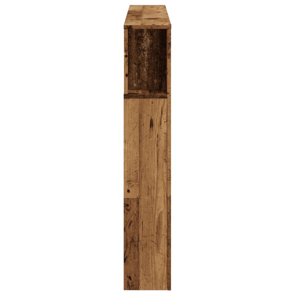 LED Kopfteil Altholz Optik 140 cm