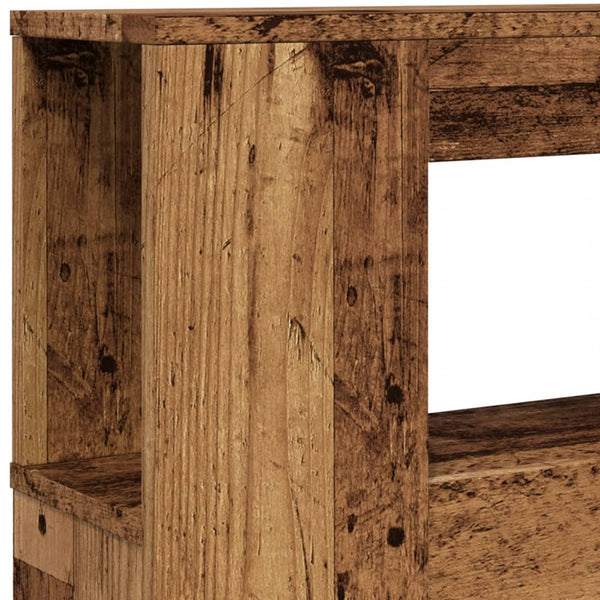 LED-Kopfteil Altholz-Optik 160 cm