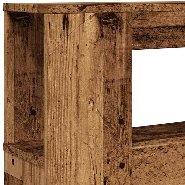 LED Kopfteil Altholz-Optik 180 cm