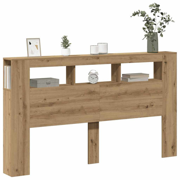 LED Kopfteil Artisan-Eiche 180 cm
