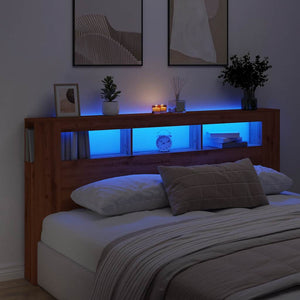 LED Kopfteil Artisan Eiche 200 cm