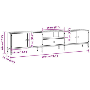 TV-Schrank Artisan Eiche 200 cm