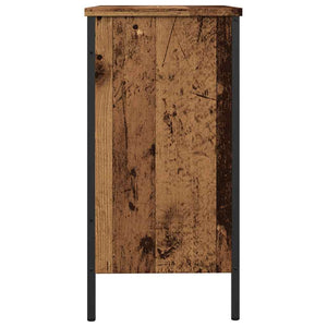 Waschbeckenunterschrank Altholz-Optik 80 cm