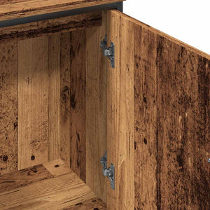 Waschbeckenunterschrank Altholz-Optik 80 cm