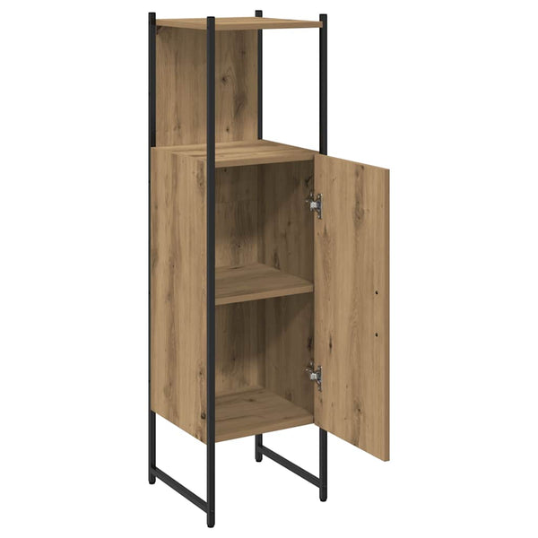 Badschrank Artisan Eiche 33x33x120,5 cm