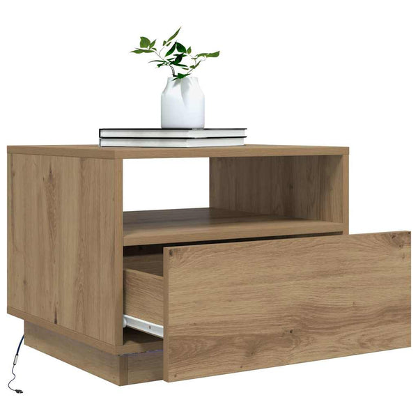 Couchtisch Artisan-Eiche mit LED