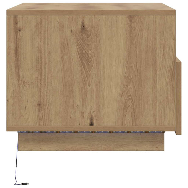 Couchtisch Artisan-Eiche mit LED