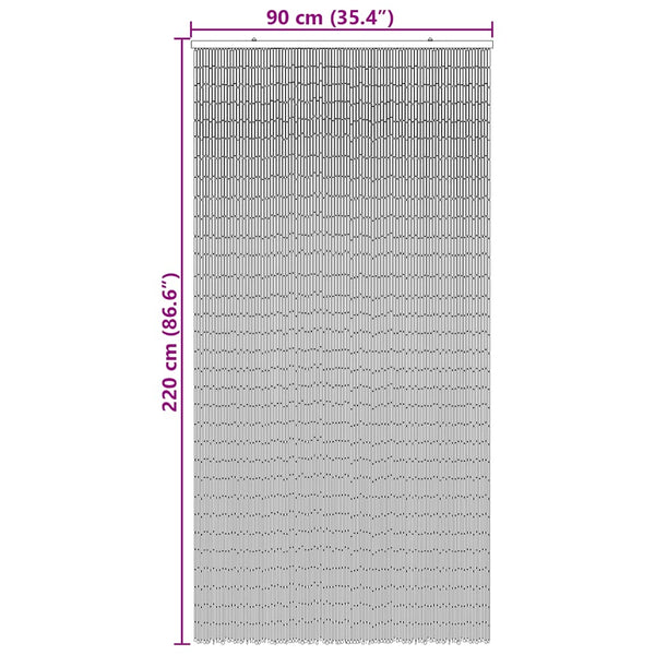 Bambus Insektenschutz Türvorhang 90x220 cm