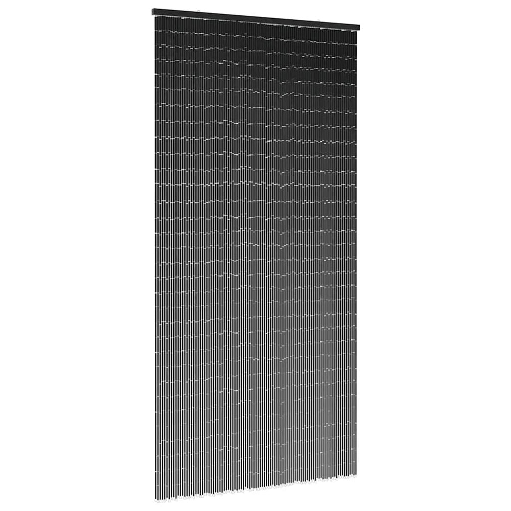 Insekten-Türvorhang Dunkelgrau Bambus 100x200 cm