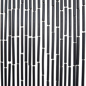 Insekten-Türvorhang Dunkelgrau Bambus 100x200 cm