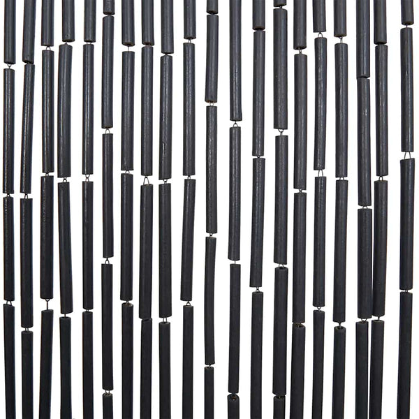 Insekten-Türvorhang Dunkelgrau Bambus 100x200 cm
