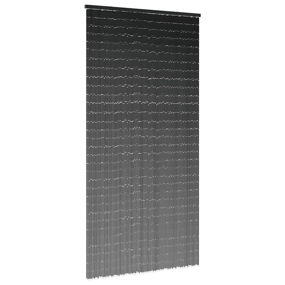 Insekten-Türvorhang Bambus Dunkelgrau 100x220 cm