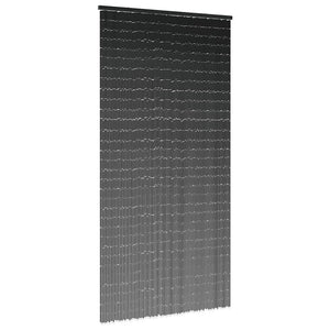 Insekten-Türvorhang Bambus Dunkelgrau 100x220 cm